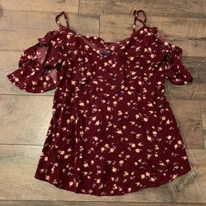 Cold shoulder blouse. Brand new with tags